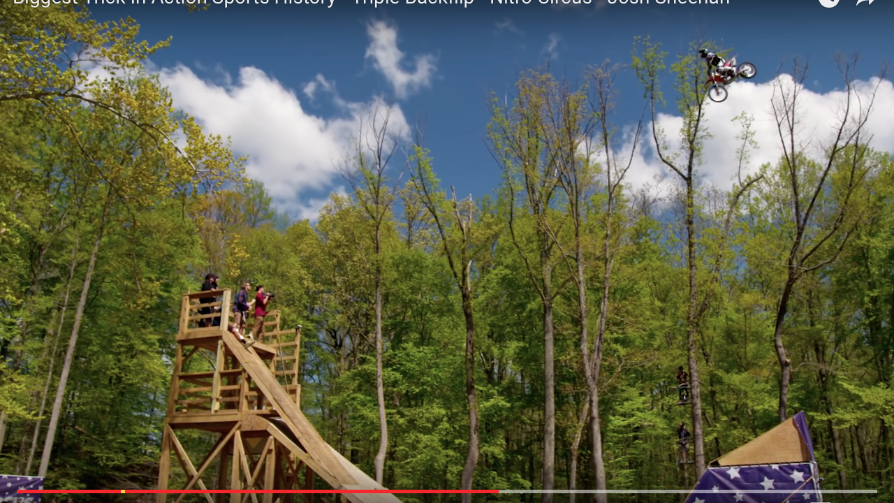 VIDEO: Josh Sheehan goes down in FMX history with the first triple backflip